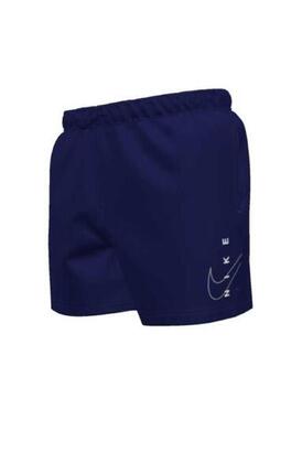 Nike Herren Badehose Swoosh Break 5" Volley Midnight Navy