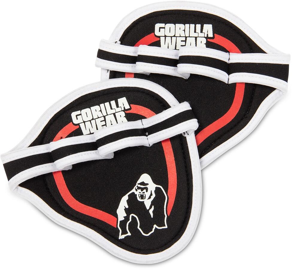 GORILLA WEAR Palm Grip Pads - Nero/Rosso