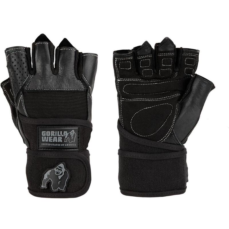 Dallas Wrist Wrap Gloves - Zwart