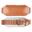Ceinture de levage en cuir rembourrée de 6 pouces- Brun