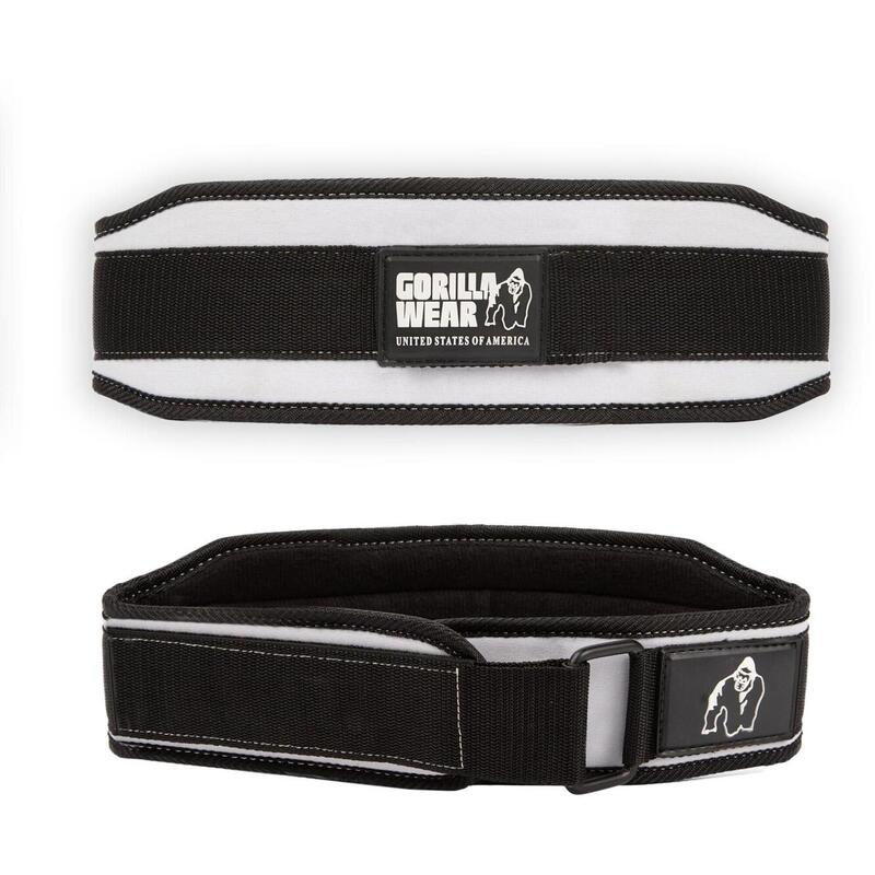 4 Inch Women's Lifting Belt - Black/White