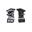 Yuma Weight Lifting Workout Gloves - Zwart/Wit