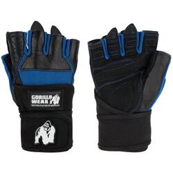 Dallas Wrist Wraps Gloves - Noir/Bleu