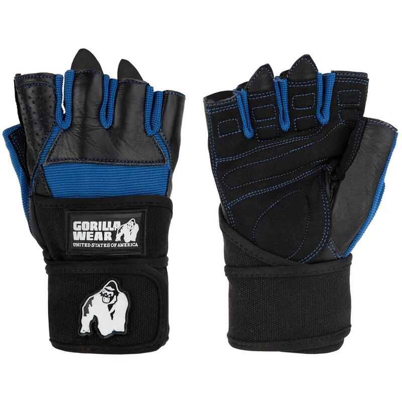 Dallas Wrist Wraps Gloves - Noir/Bleu - L