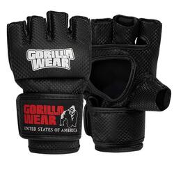 Manton MMA Gloves (With Thumb) - Noir/Blanc /L