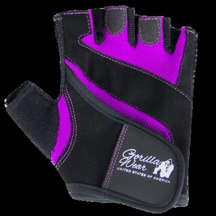 Women's Fitness Gloves - Zwart/Paars