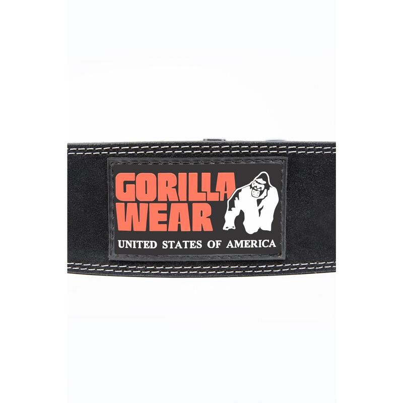 Ceinture de levage en cuir 4 pouces Gorilla Wear