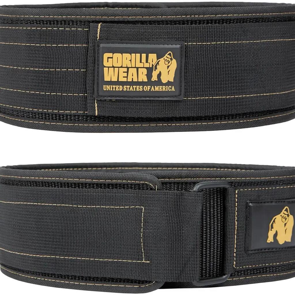 4-inch nylon lifting belt Gorilla Wear