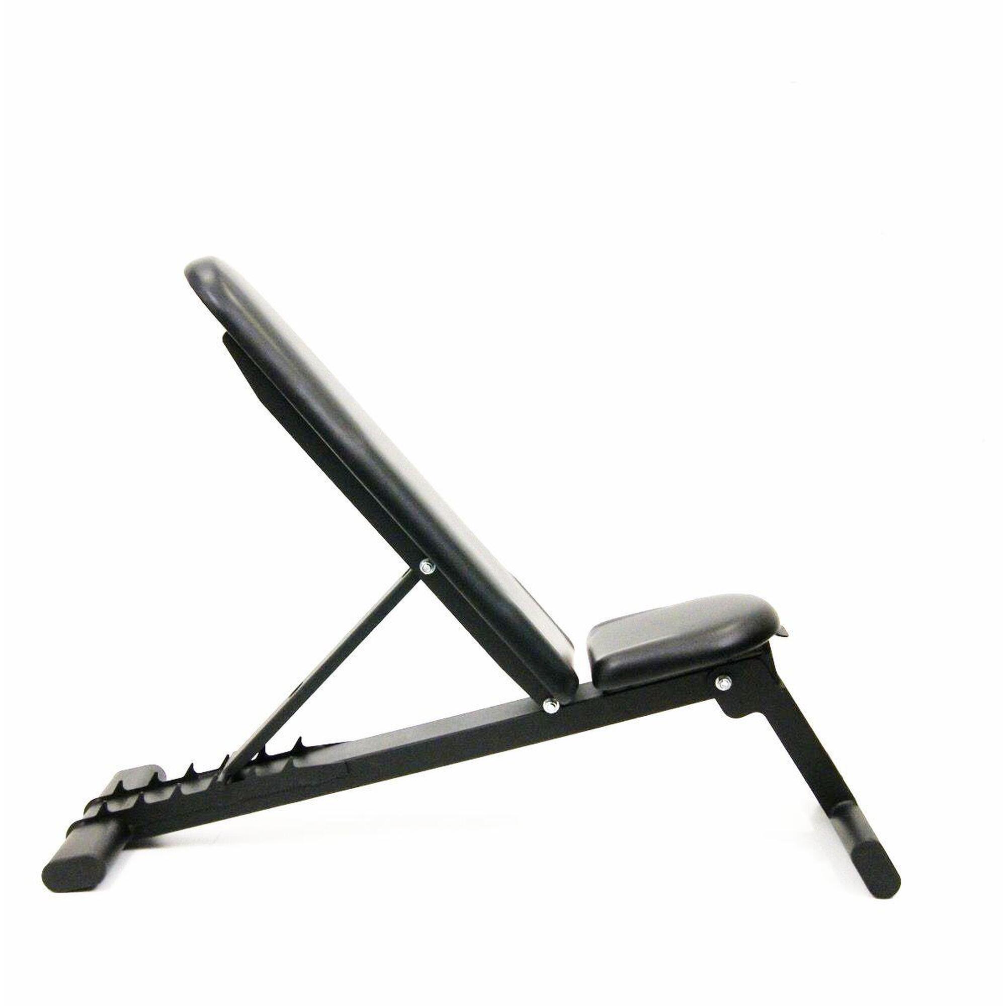 Muscle Power - Banc D'Entraînement/banc De Fitness Pliable - Noir - Banc - Noir - Taille Unique - Decathlon
