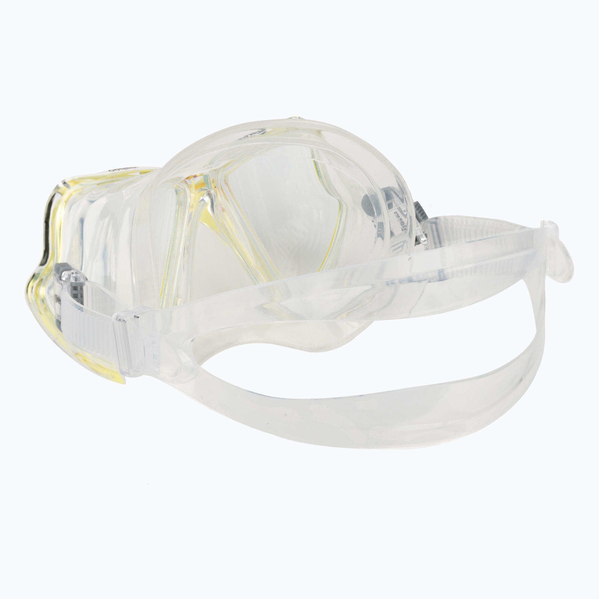 Máscara Snorkel Doble Cristal Wahoo Silicona Low Profile Hebillas Rápidas 4/5