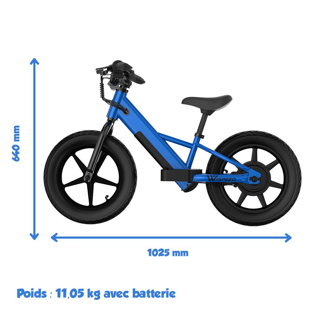 WIKIDS Draisienne électrique pour enfant 6/7