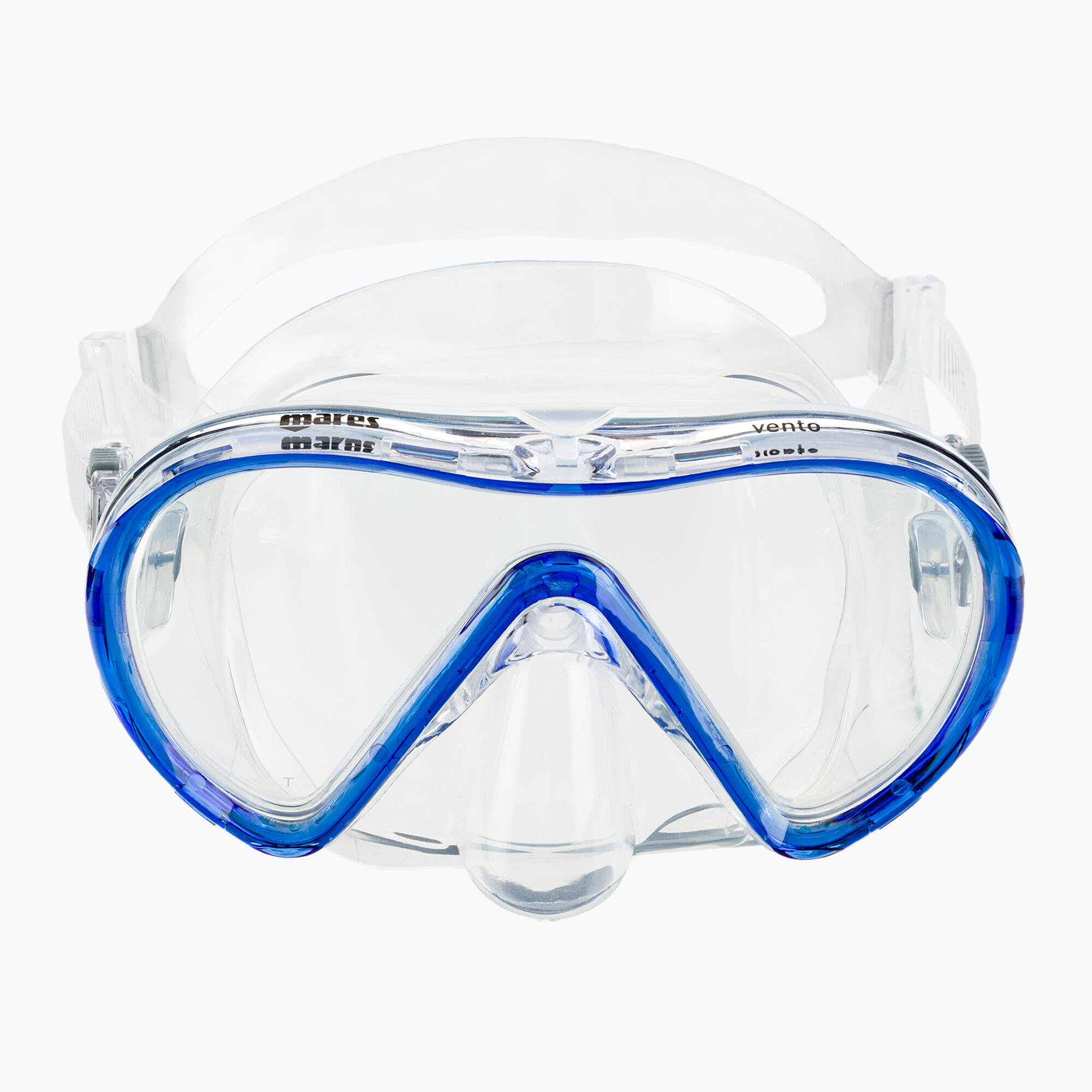 Snorkelcombo Volwassenen Vento Masker Enkelvoudig Glas Grote Hoek Snorkel 3/5