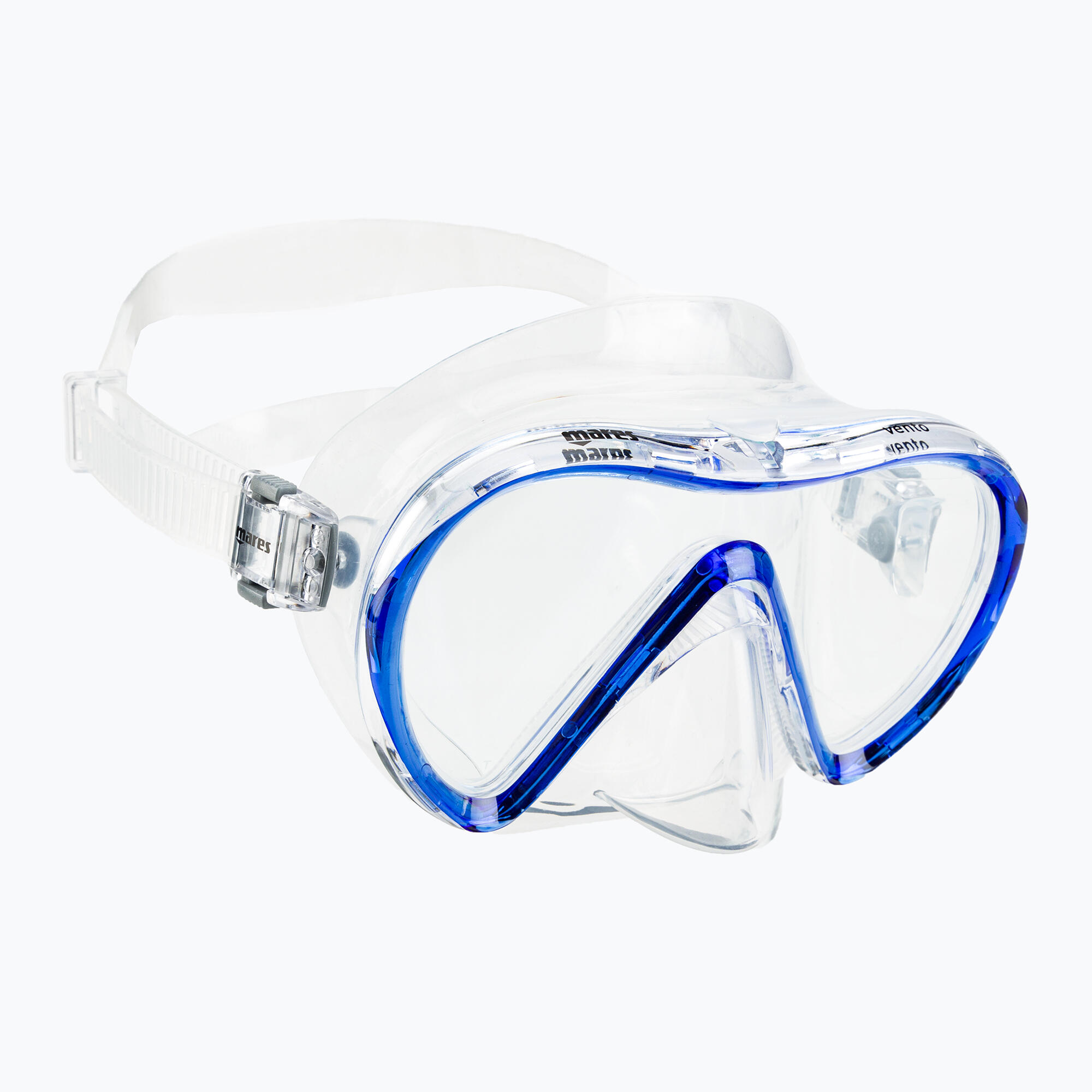 Snorkelcombo Volwassenen Vento Masker Enkelvoudig Glas Grote Hoek Snorkel 2/5