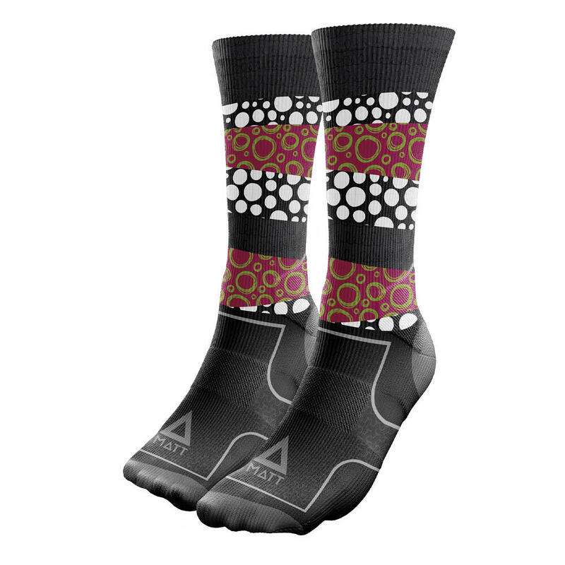 Calcetines Coolmax Pro Asymetric Adulto Multicolor