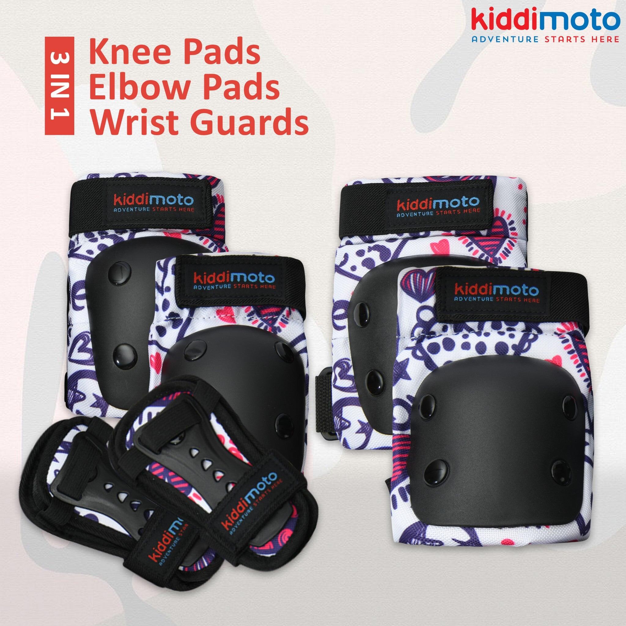 Love Pad Set Elbow, Knee and Wrist pads KIDDIMOTO Decathlon