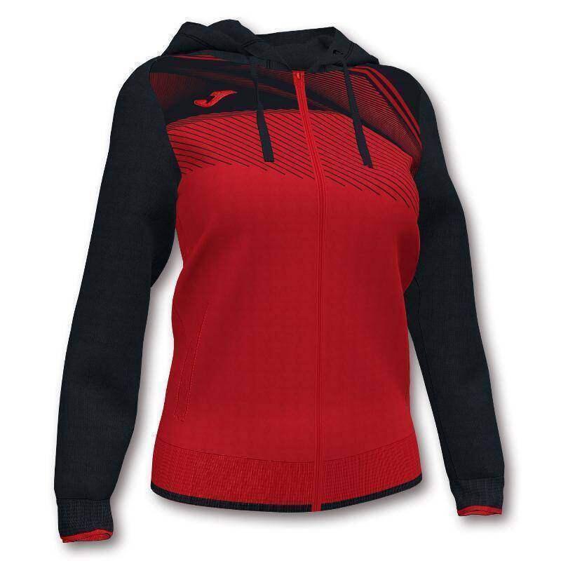 Casaco Com Capuz Futebol Mulher Joma Supernova II Vermelho 5/5