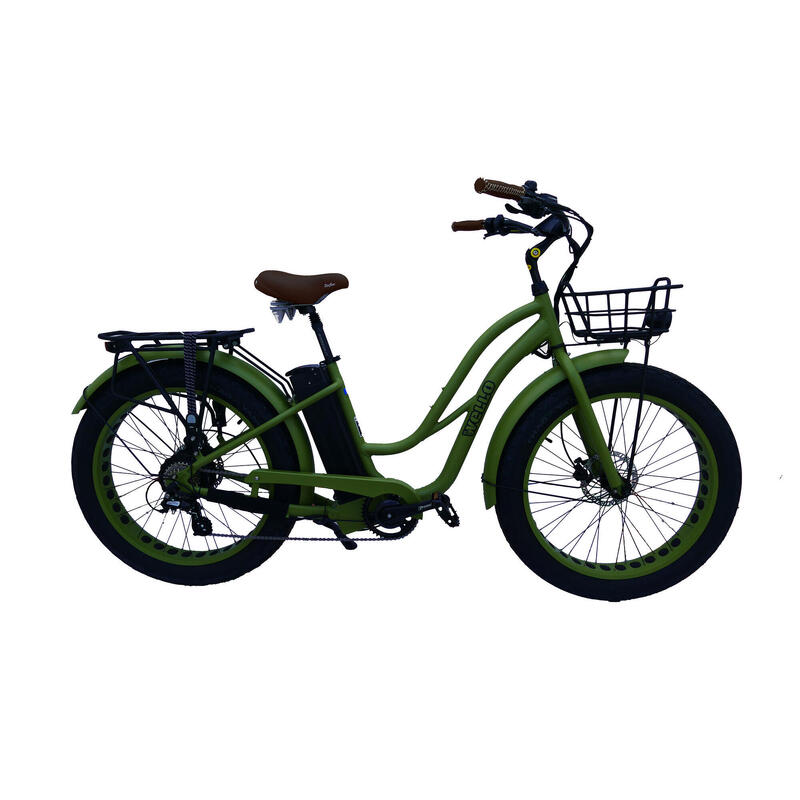 Fat Bike Mista/Bicicleta Elétrica Adulto 26", 250W, 20Ah 720Wh bateria