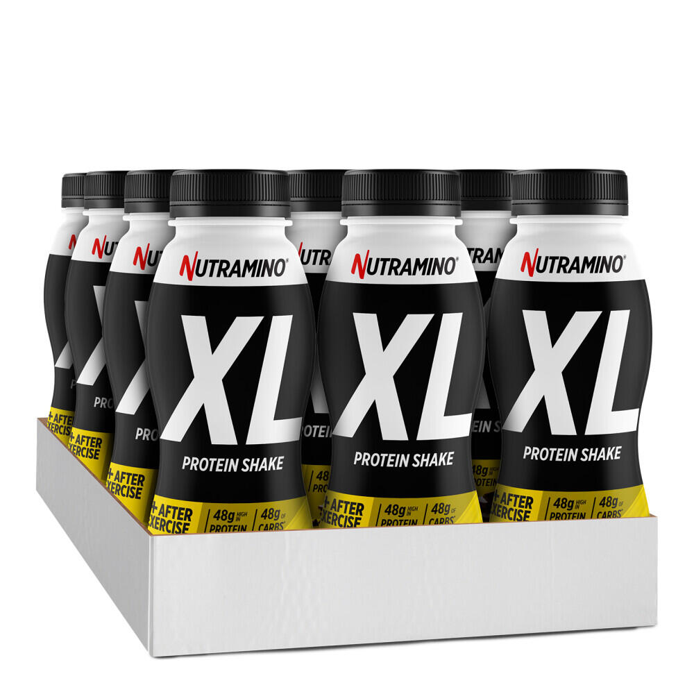 Nutramino - Boissons Protéinées - Protein Xl Shake - Vanille Pack De 12 - Shake Protéiné - Taille Unique - Decathlon