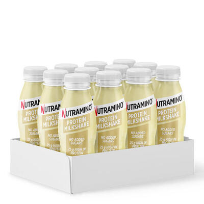 Bebidas Proteínicas - Nutramino Batido De Proteínas (12x330ml) - Fresa