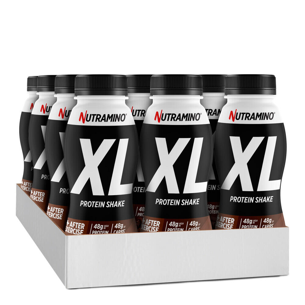 Nutramino - Boissons Protéinées - Protein Xl Shake - Chocolat Pack De 12 - Shake Protéiné - Taille Unique - Decathlon