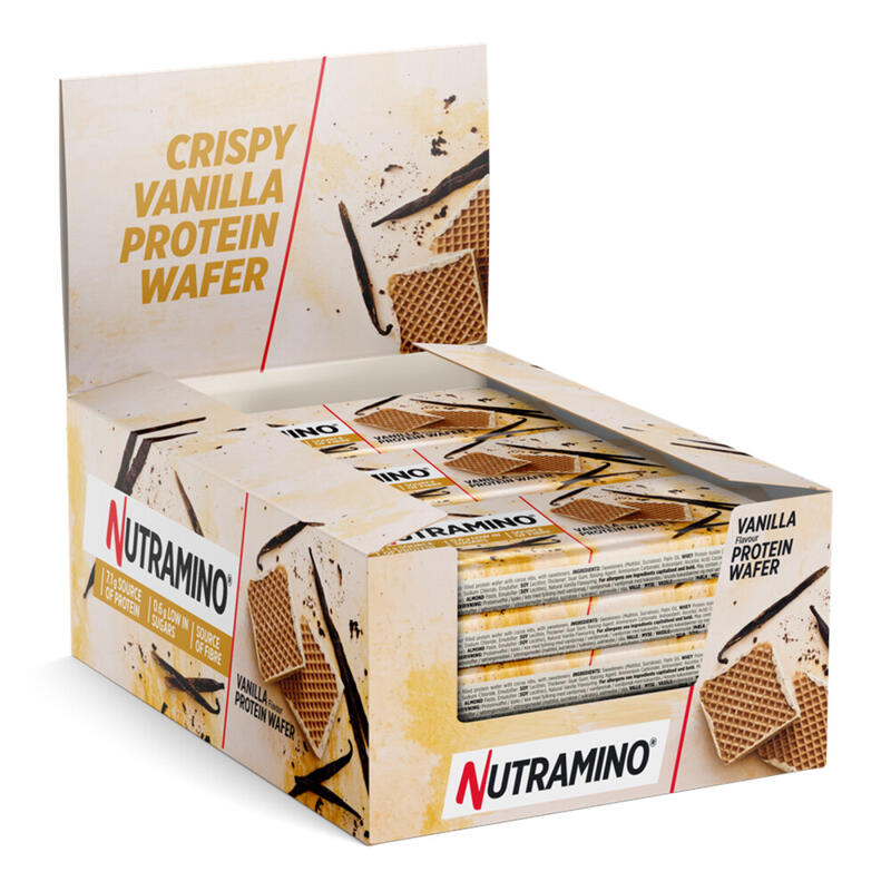 Gaufrettes protéinées - Protein Wafers - Noisette Boite de 12