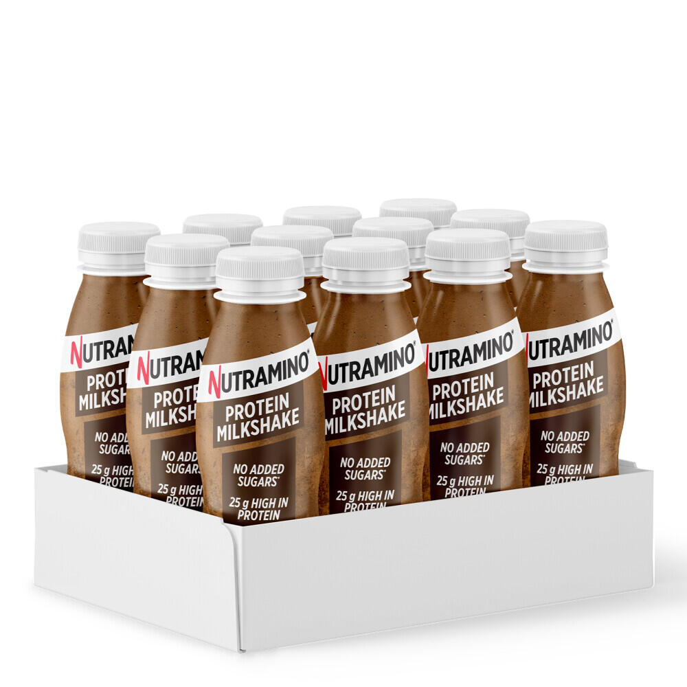NUTRAMINO Eiwitdranken - Nutramino Proteïne Milkshake (12x330ml) - Chocolade
