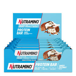 Barres protéinées - Nutramino Protein Bar - Noix de Coco Sucrée Boite de 12
