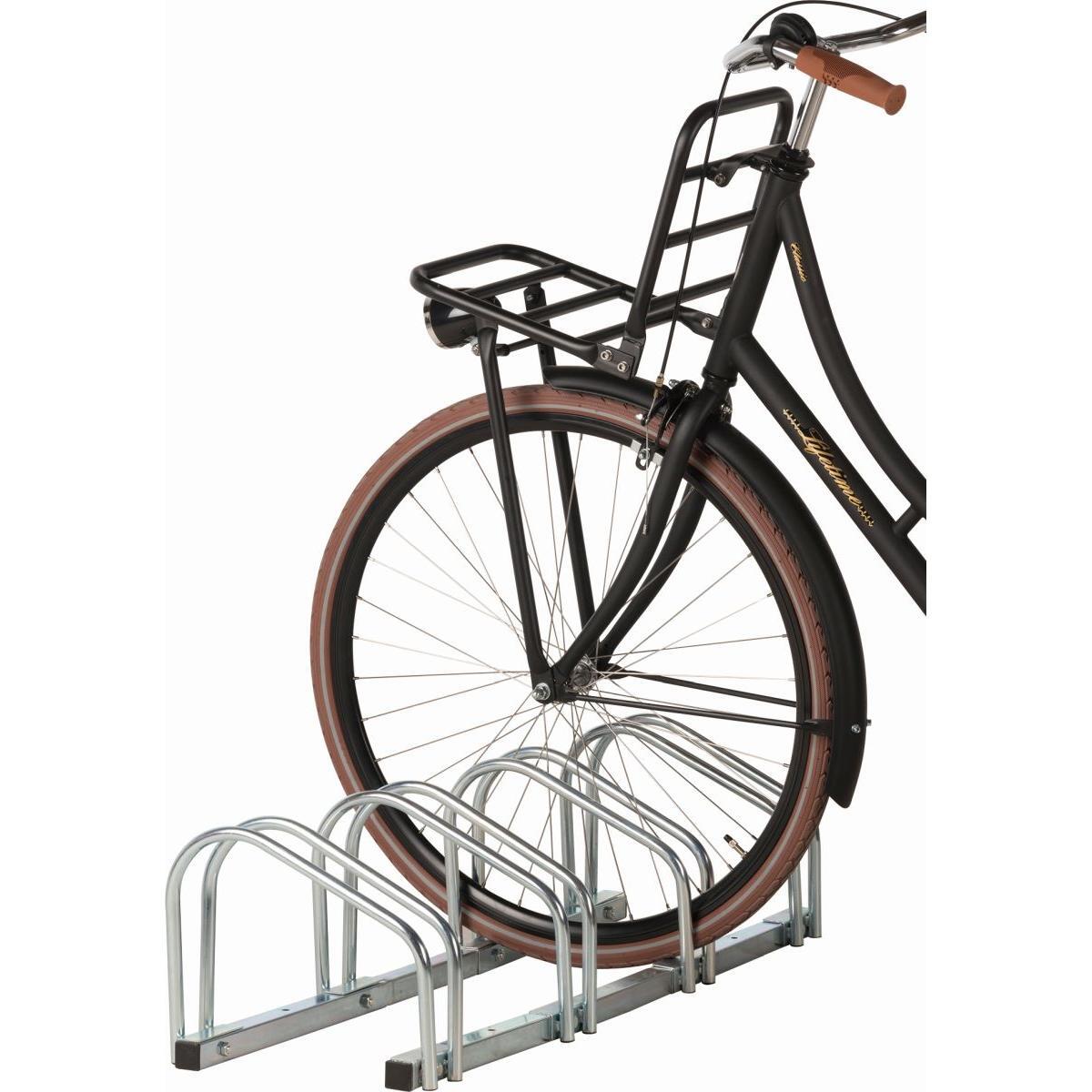 Dunlop Fahrradständer für 4 Fahrräder (silber) 3/7