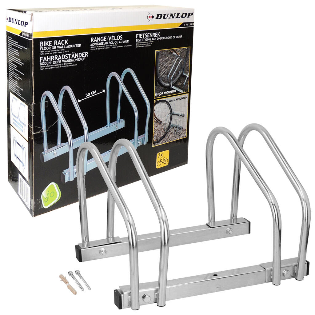 Dunlop - Rack-vélo - Rangement Vélos En Acier - Rack-vélo - Gris - Taille Unique - Decathlon
