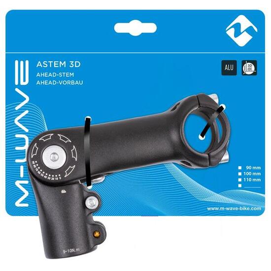 Potence Réglable M-Wave ST-C2.1 110mm Noir