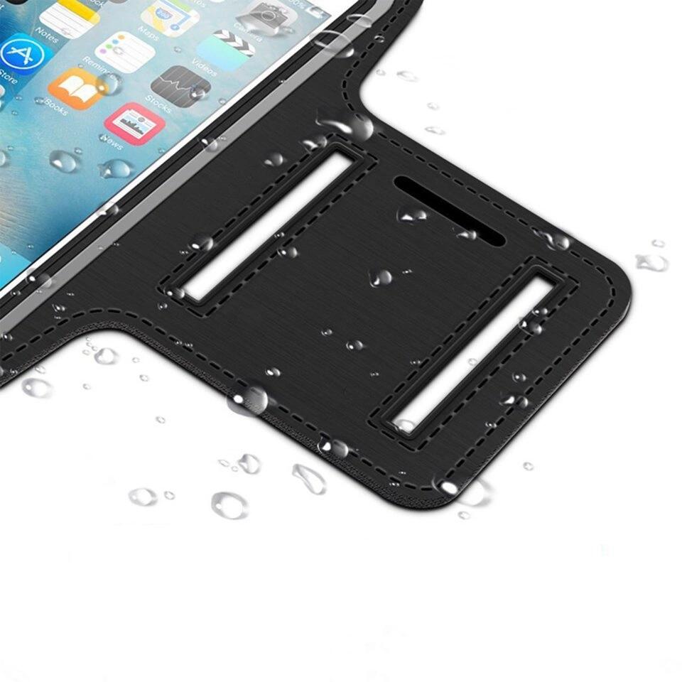 Brassard de course universel pour smartphones de 6 pouces, noir 4/4
