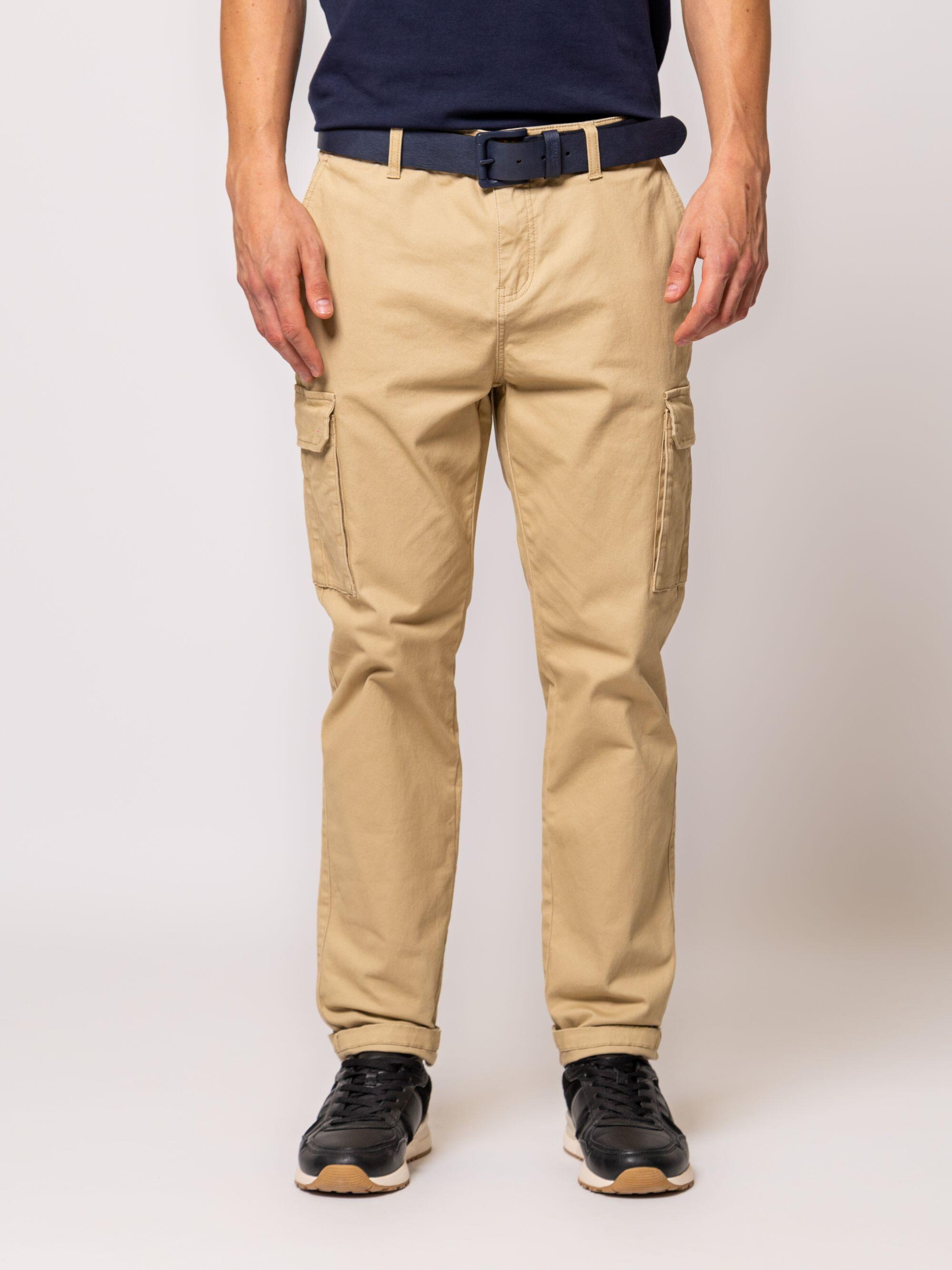 Pantaloni lungi din in pentru bărbați FREE