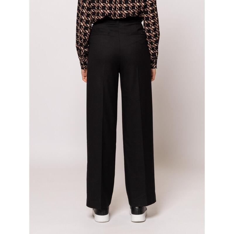 Pantaloni lungi din in pentru femei FILION