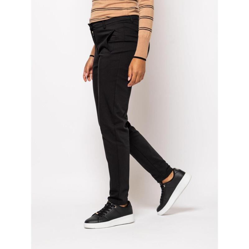 Pantaloni lungi din in pentru femei FIONAW24