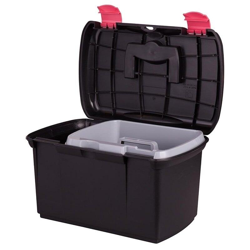 Coffret de toilettage Carlo - Noir / Fuchsia 2/3