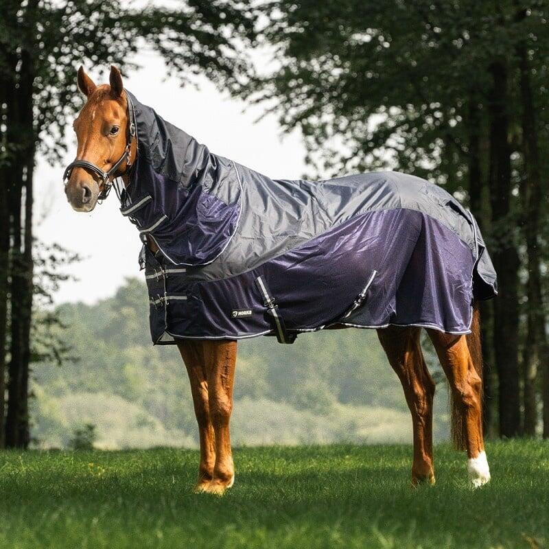 Couverture anti-pluie et anti-mouches Combi Horka - Marine 3/3