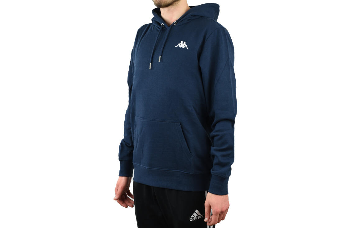 Kappa Vend Hooded, Homme, Fitness, pulls molletonnés, bleu marine 2/3