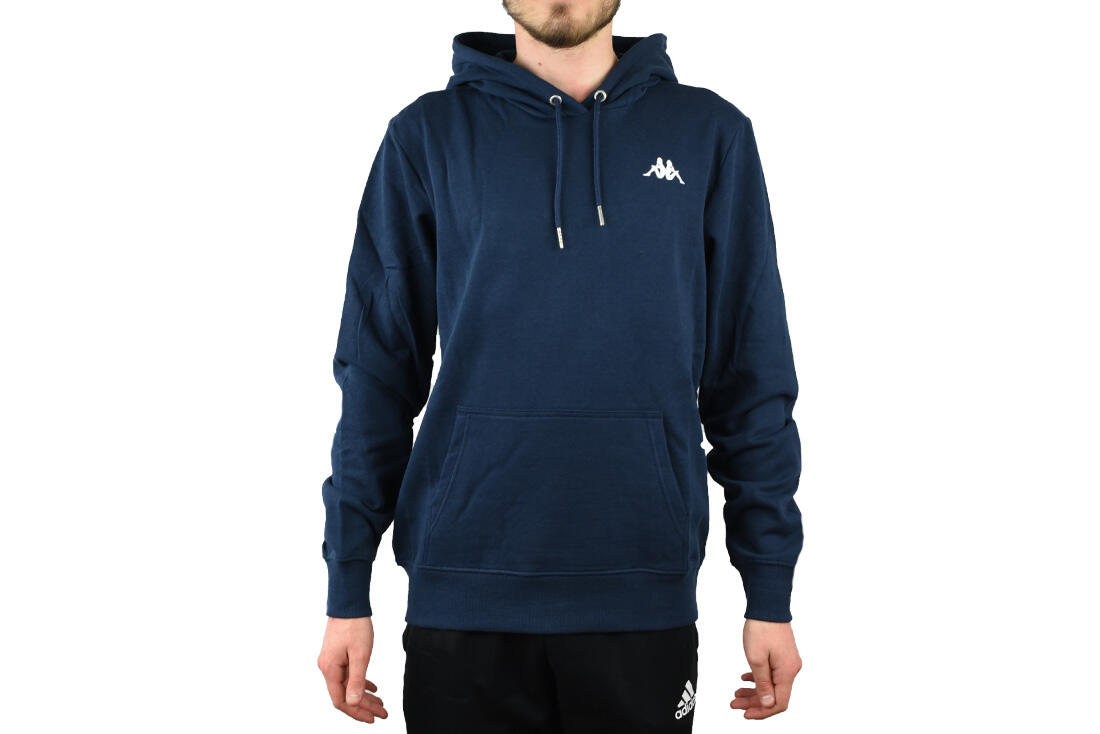 Kappa Vend Hooded, Homme, Fitness, pulls molletonnés, bleu marine 1/3