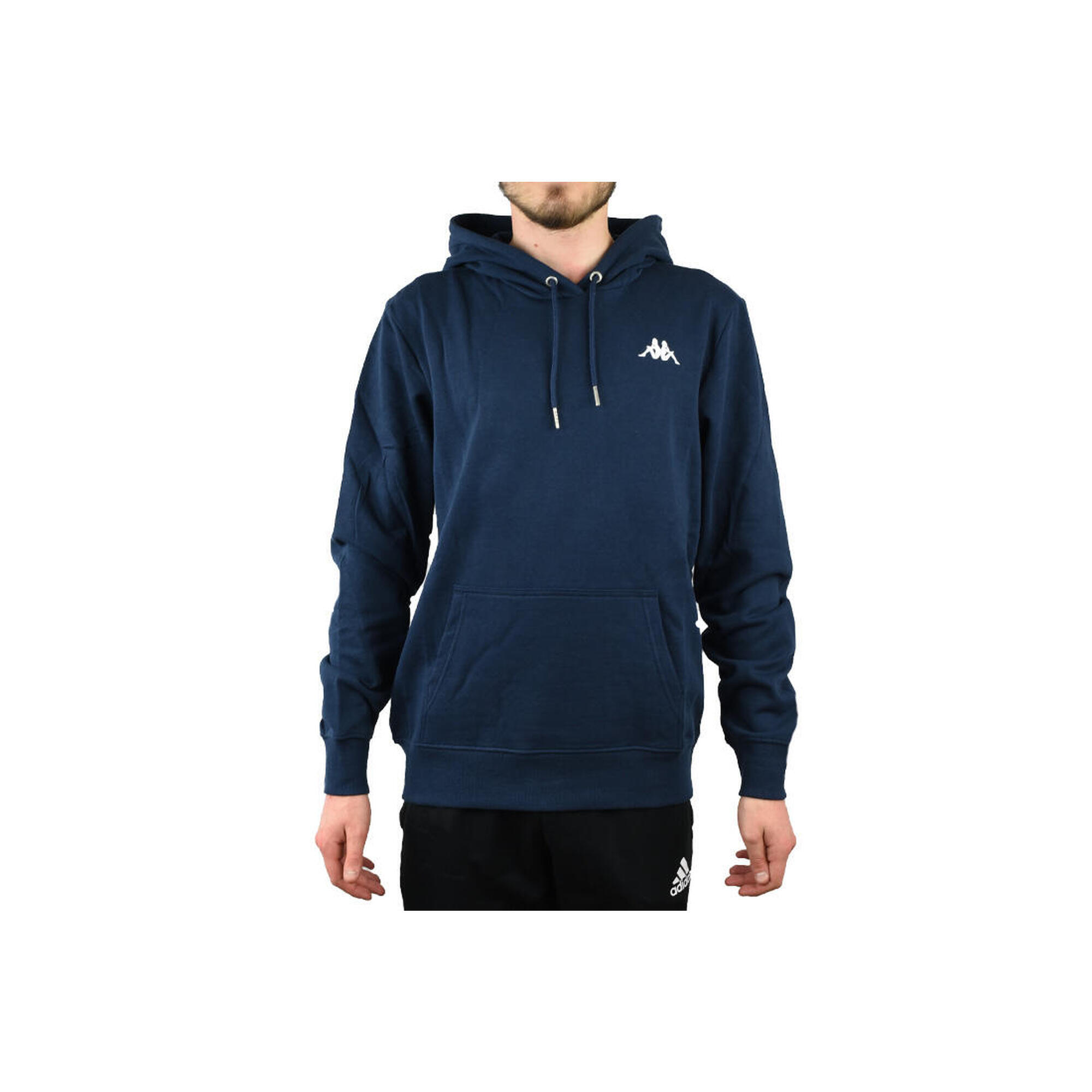 Kappa - Kappa Vend Hooded, Homme, Fitness, Pulls Molletonnés, Bleu Marine - Sweat-shirt - Bleu - 42 M/l - Decathlon