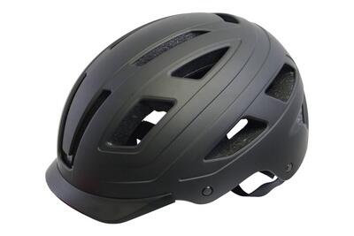 QT CYCLE TECH Qt cycle tech helm urban style mat zwart maat m 55-58 cm 2810384