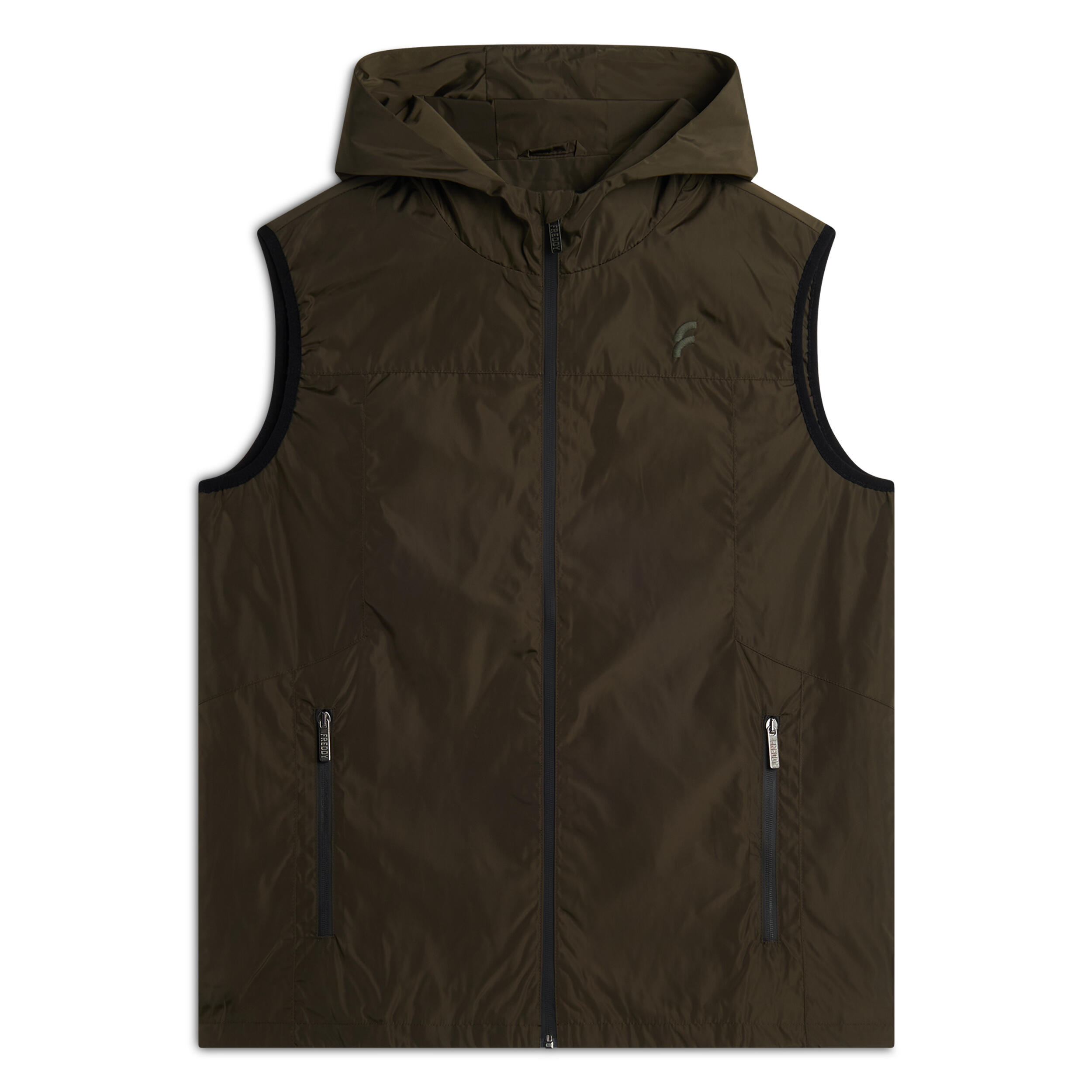 Freddy - Gilet Homme En Polyester À Capuche Et Fermeture À Glissière - Veste - Vert - 38 S - Decathlon
