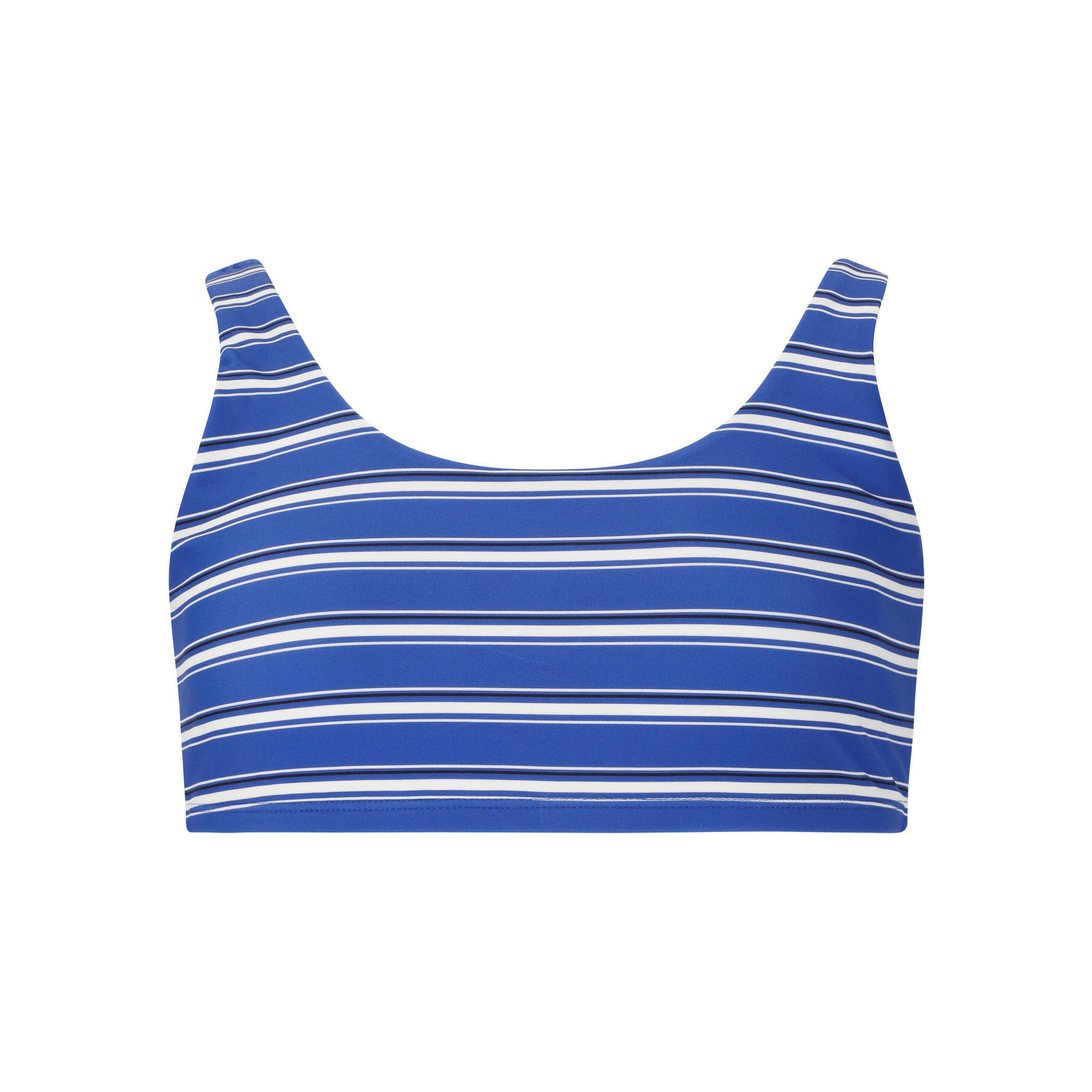 Cruz - Top Bikini Shellie - Haut De Maillot De Bain (bikini) - Blanc|bleu - 14 À 16 Ans - Decathlon