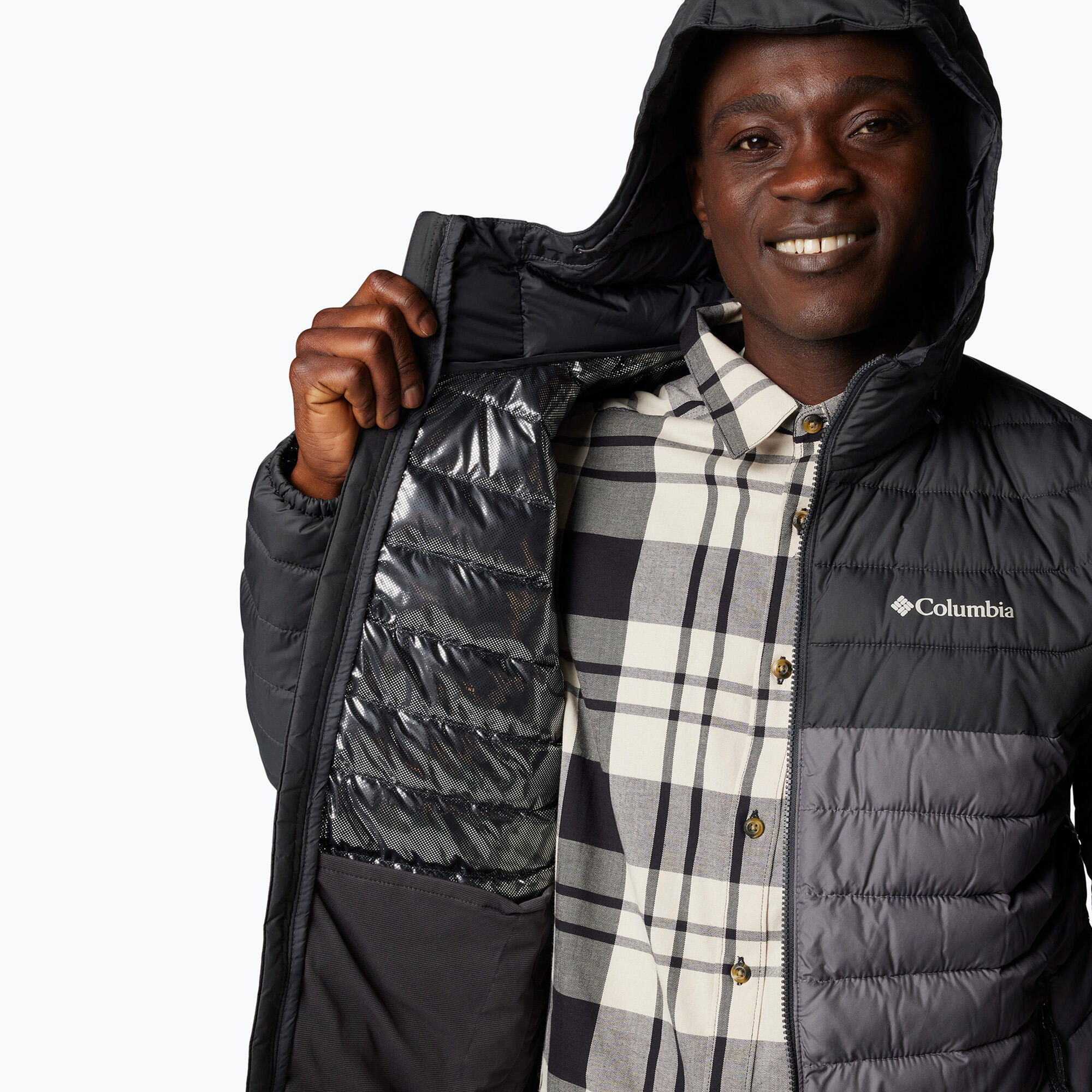 Columbia Powder Lite II Daunenjacke für Herren mit Kapuze 5/7