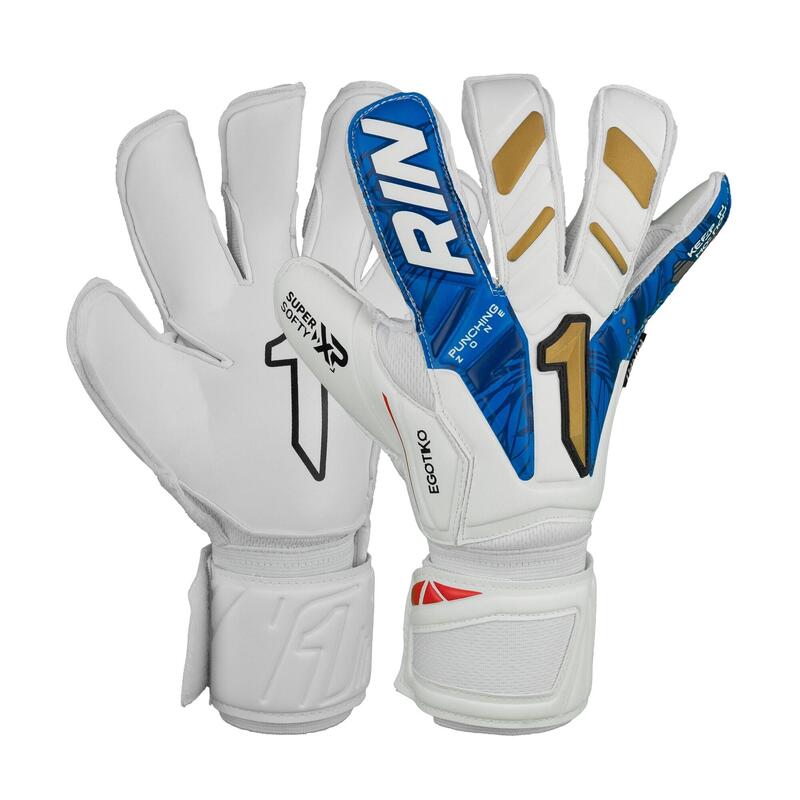 Keepershandschoen Volwassen Rinat Egotiko Vengador Prime  Wit/navy Blue