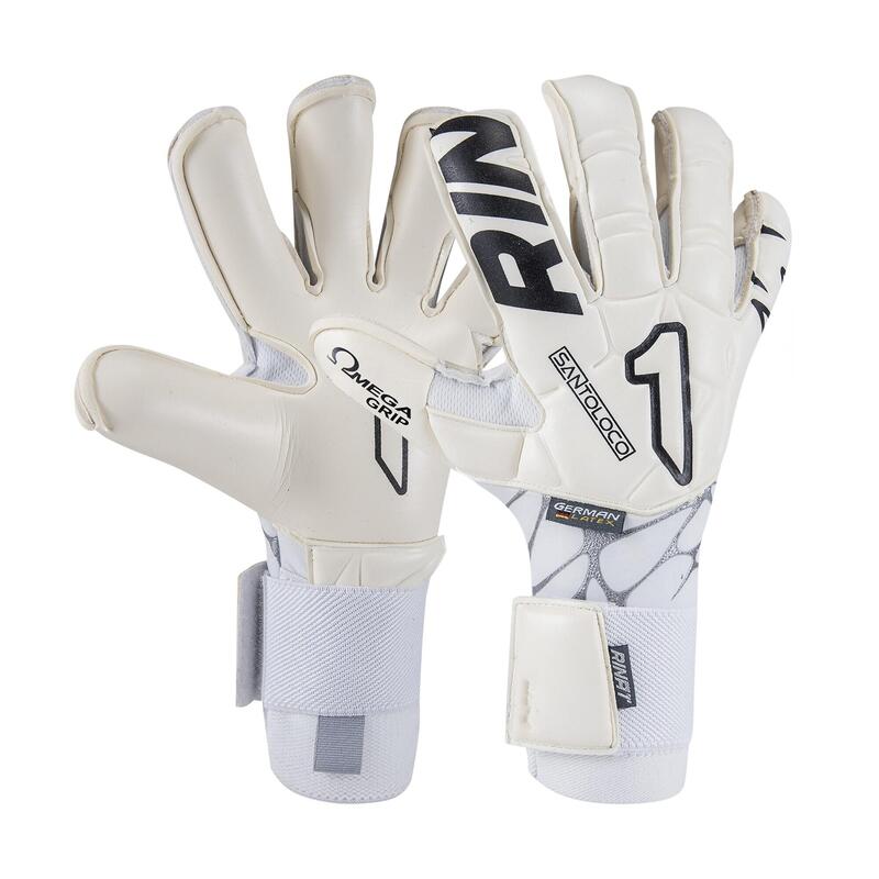 Gants De Gardien De But Adulte Rinat Santoloco Alpha  Blanc