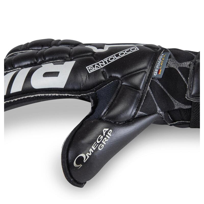 Gants De Gardien De But Adulte Rinat Santoloco Alpha  Noir