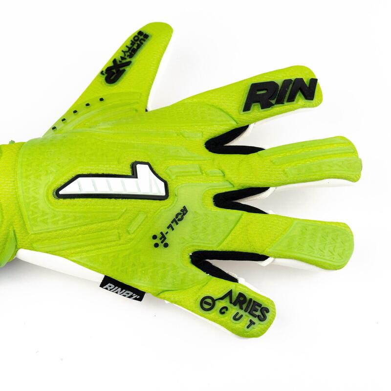 Gants De Gardien De But Adulte Rinat Aries Némesis Prime  Vert/blanc