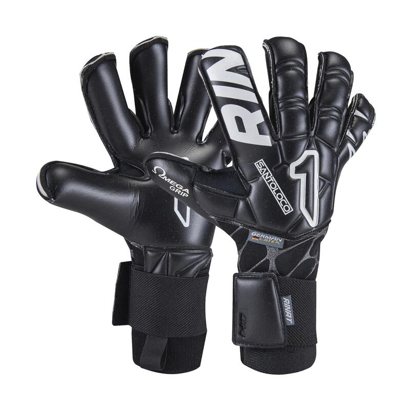 Gants De Gardien De But Adulte Rinat Santoloco Alpha  Noir