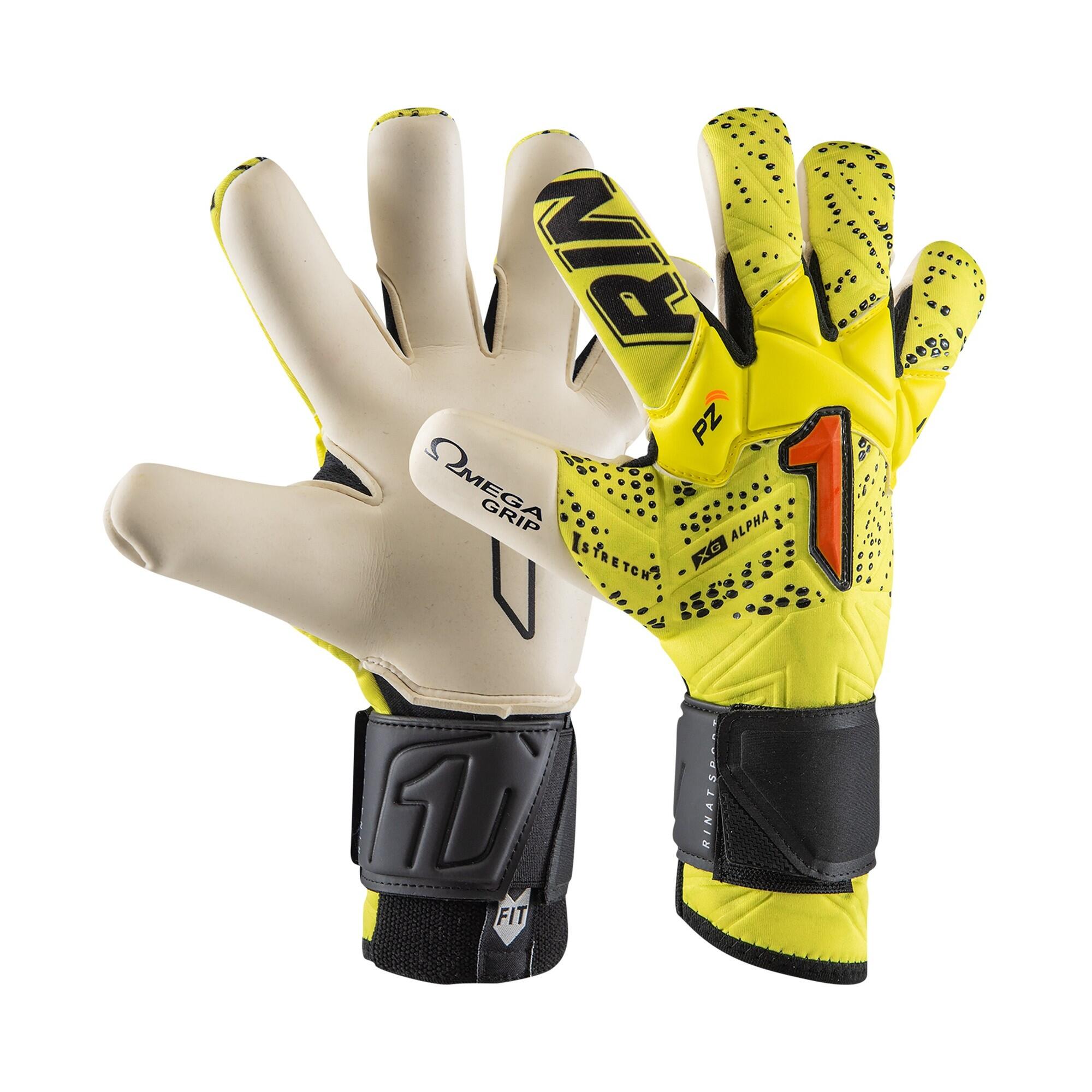 RINAT Torwarthandschuhe Erwachsene Rinat Xtreme Guard Dominius Alpha  Gelb/weiß