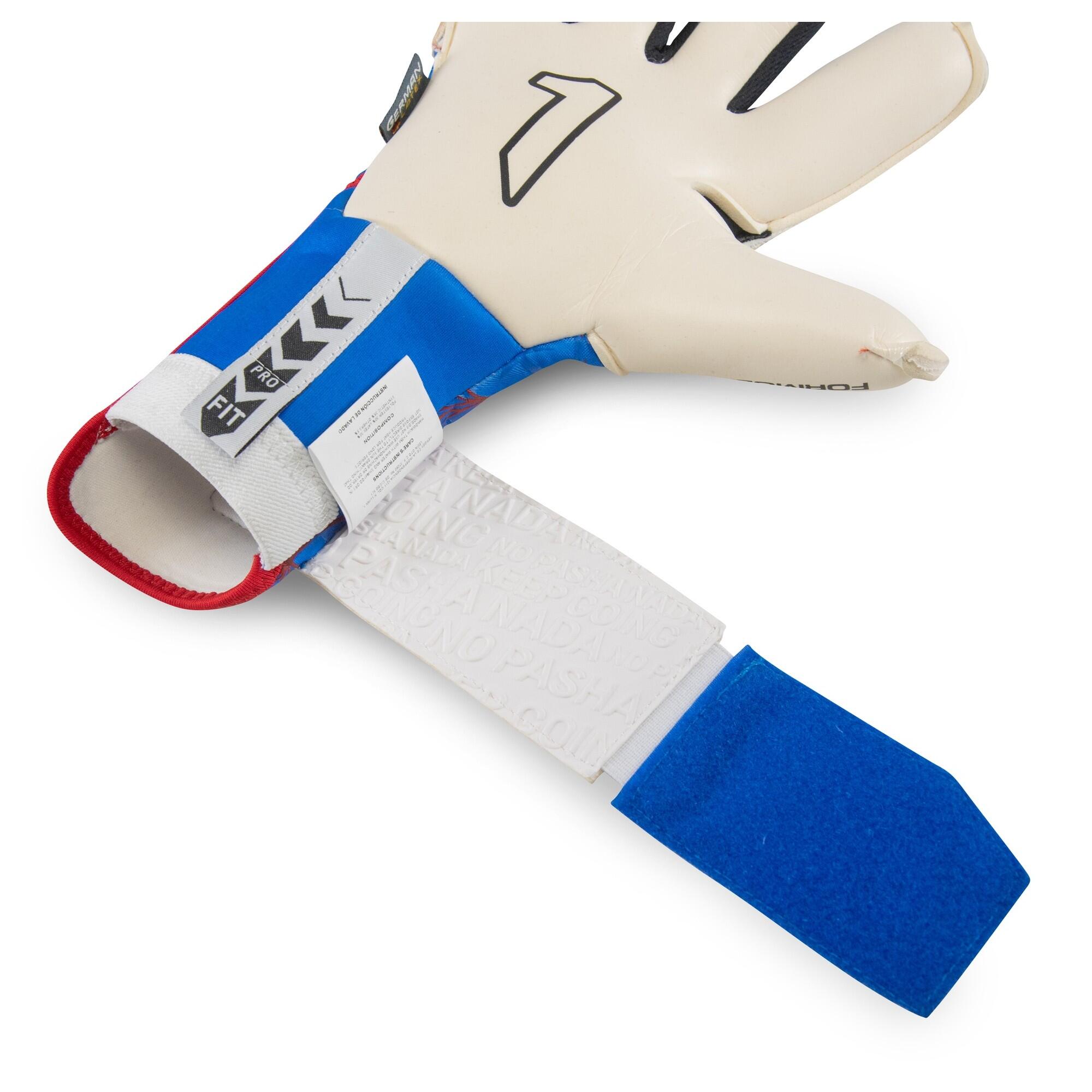 Keepershandschoen Volwassen Rinat Egotiko Vengador Pro Blauw/rood 5/7